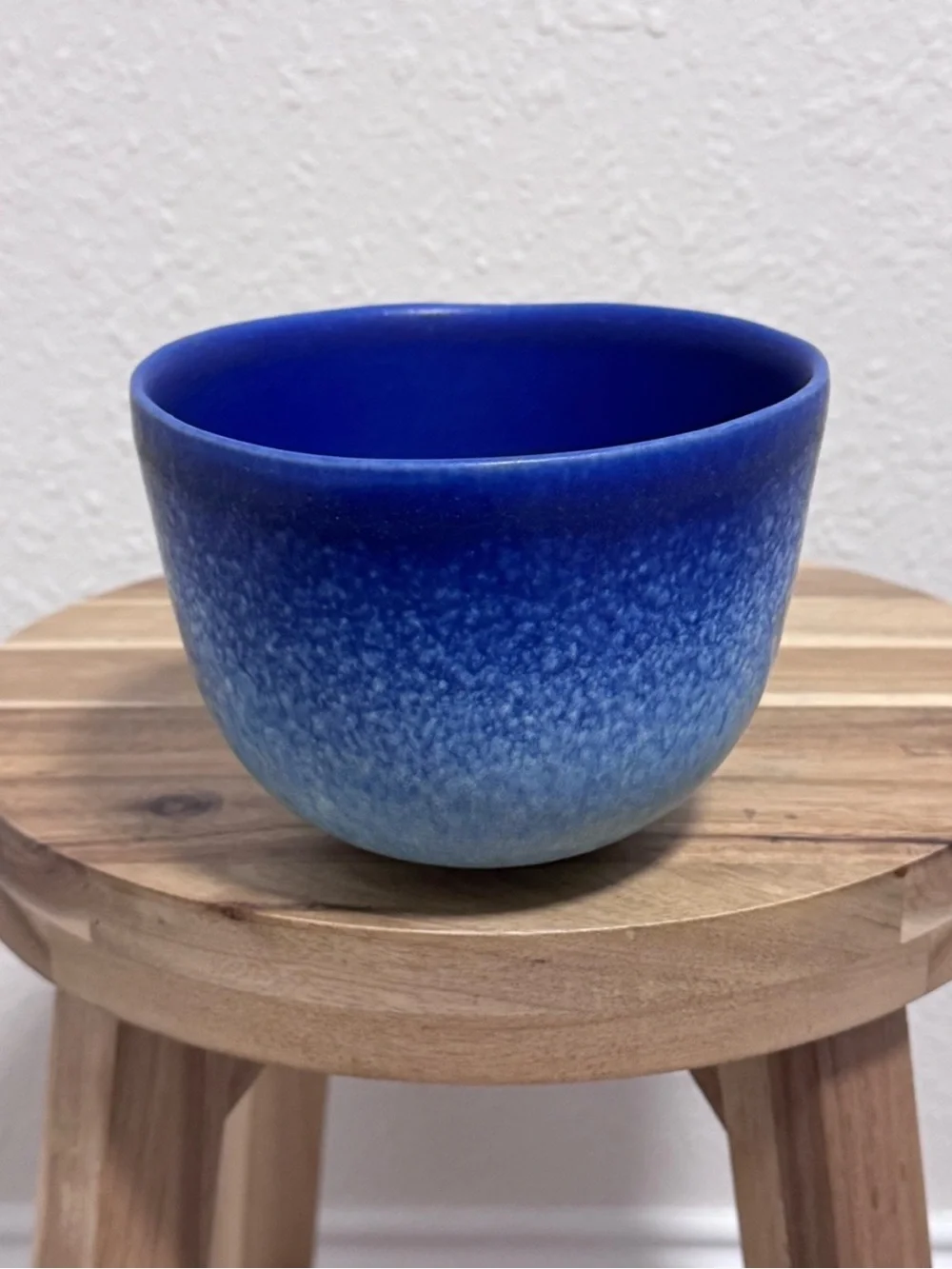 Anthropologie Dalila Ombre Bowl Azure Blue Stoneware